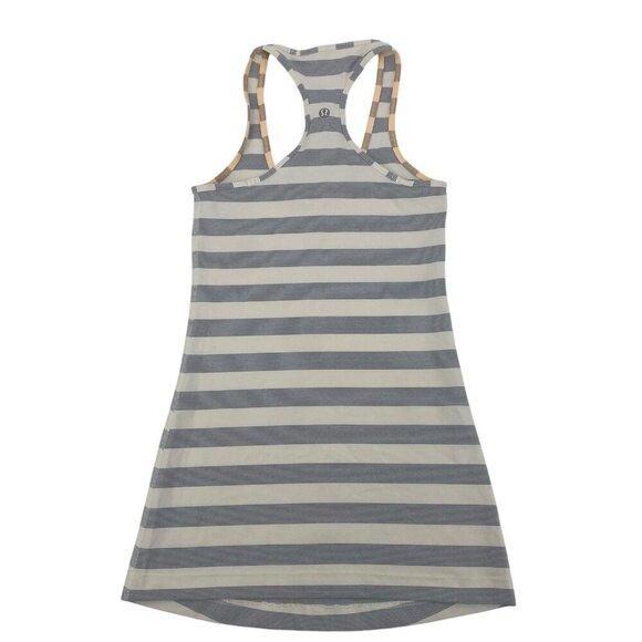 Lululemon Women’s Striped Racer Back Top Tank Size 2 - Picture 2 of 8
